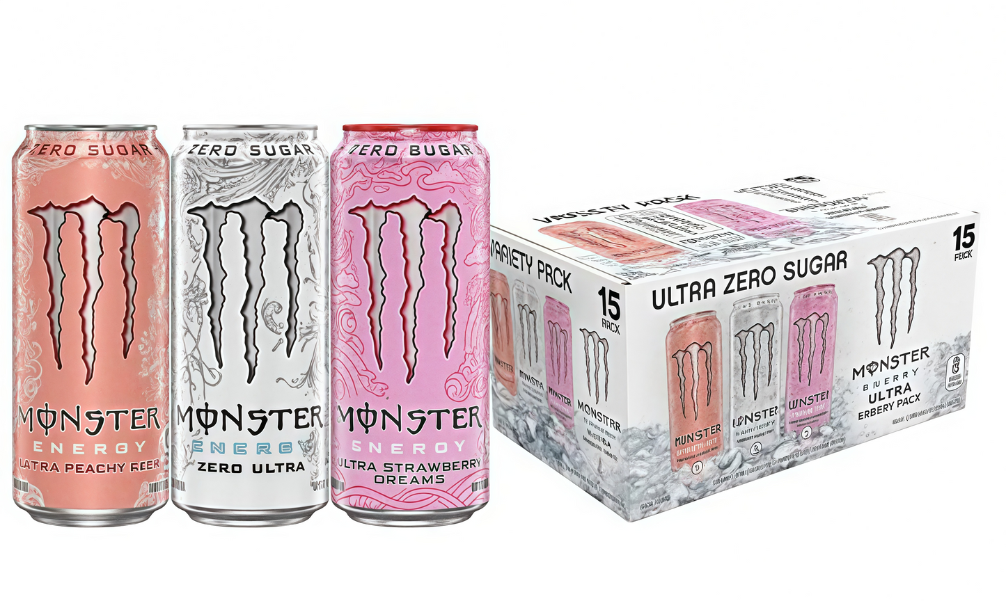 Sugar-Free Energy Drink | 15x16oz, Caffeine, Zero Calories