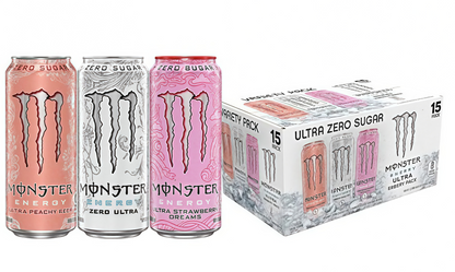 Sugar-Free Energy Drink | 15x16oz, Caffeine, Zero Calories